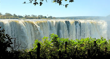 Die Viktoria-Fälle in Simbabwe