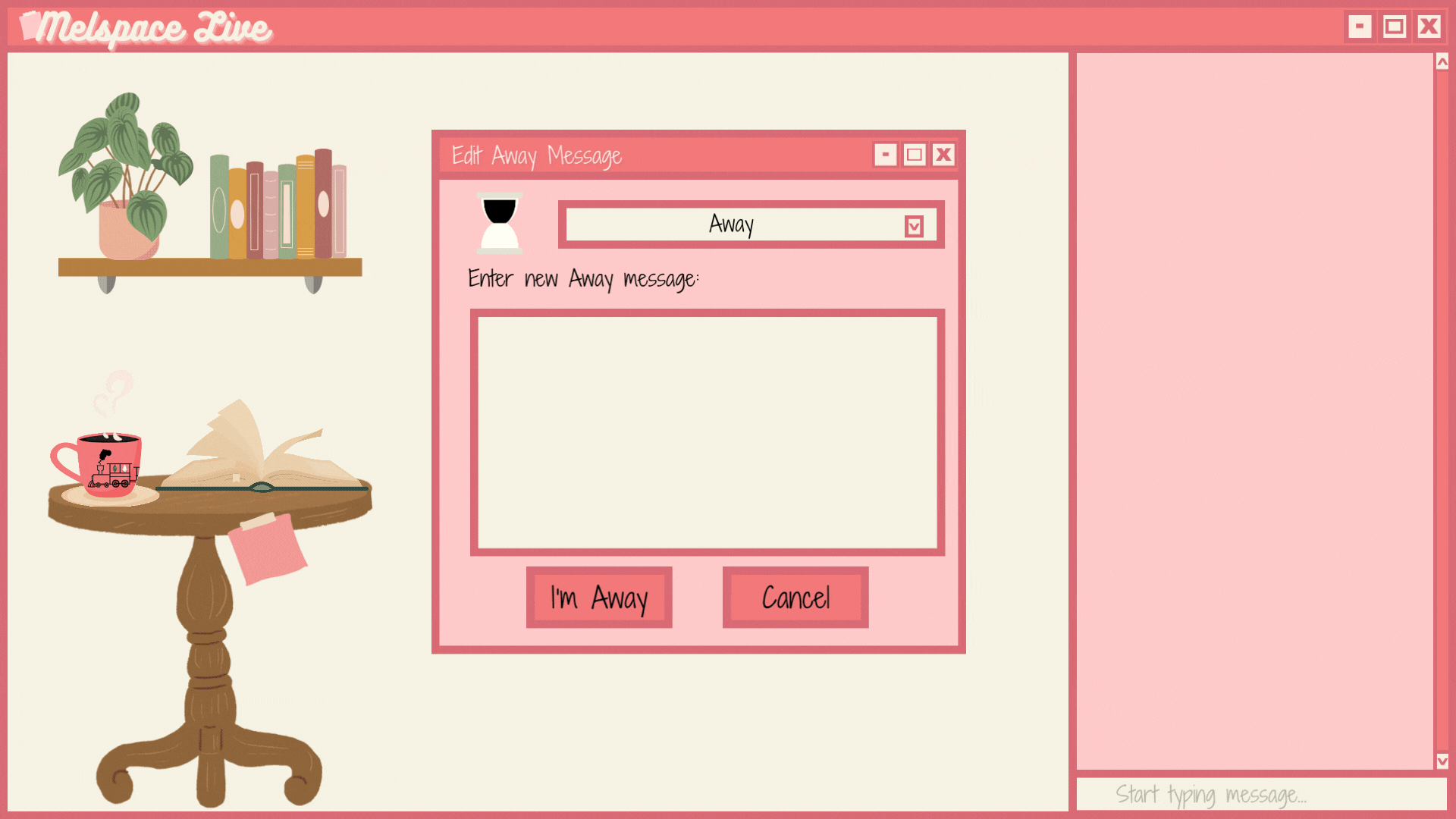 New Melspace BRB Sreen