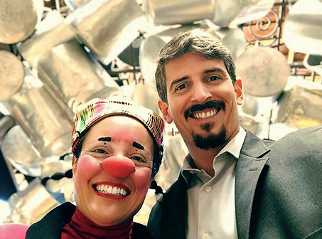 A palhaça Consuelo e o psicanalista Francisco Nogueira do Relações Simplificadas