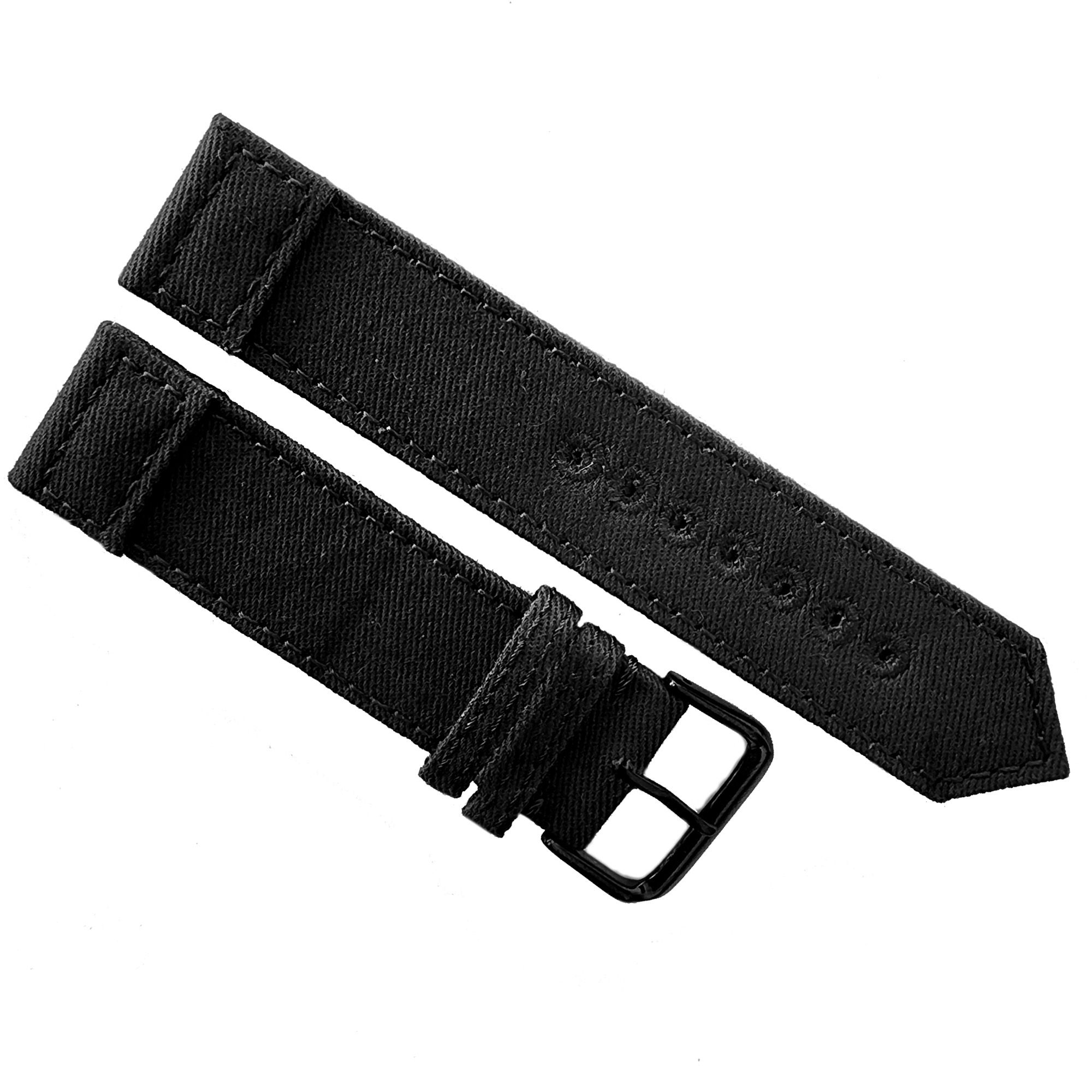 NATO® Canvas Two Piece PVD Buckles - Black