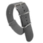NATO® Straps Classic Premium Nylon - Military Grey Stainless Steel Satin and High Polish Buckles 18mm 20mm 22mm 24mm