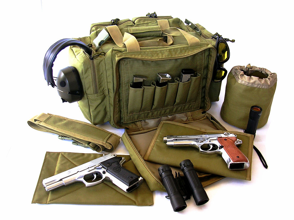 Thumbnail: NATO® Tactical Gun Range Bag - Khaki Green 20"