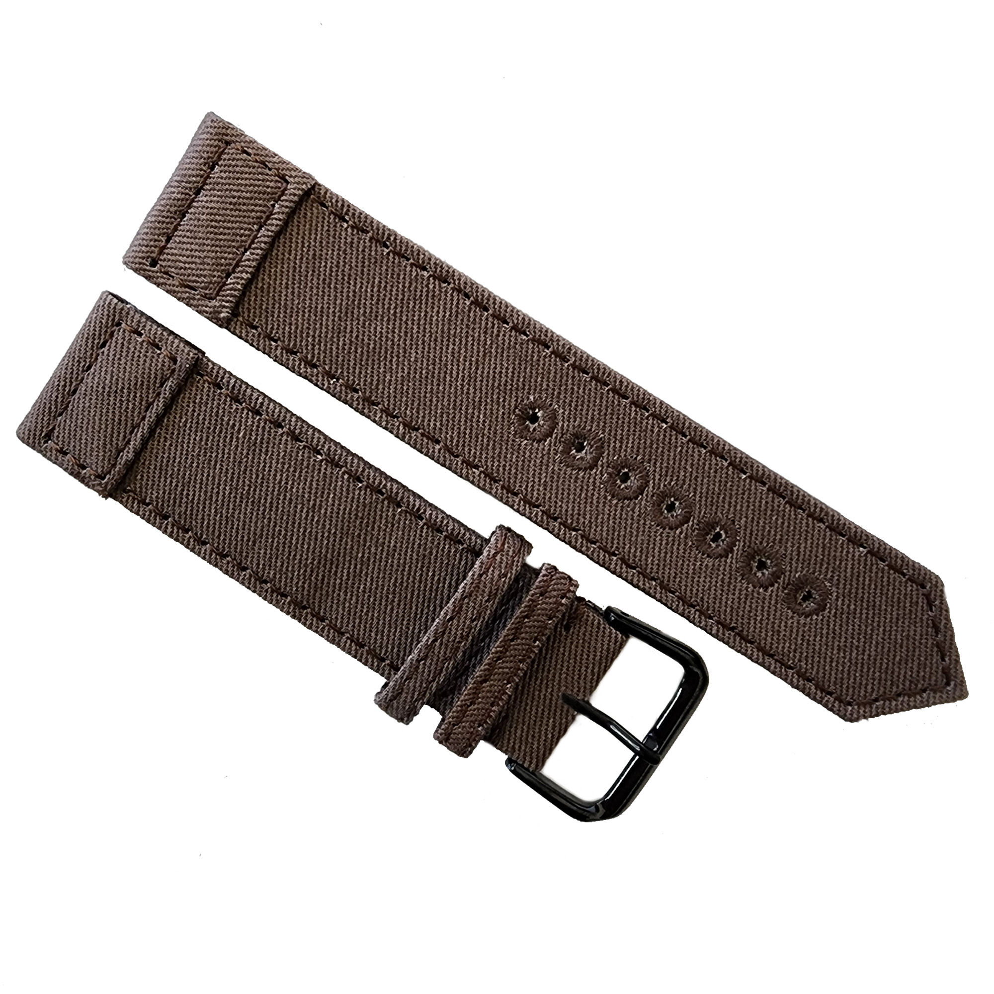 NATO® Canvas Two Piece PVD Buckles - Brown