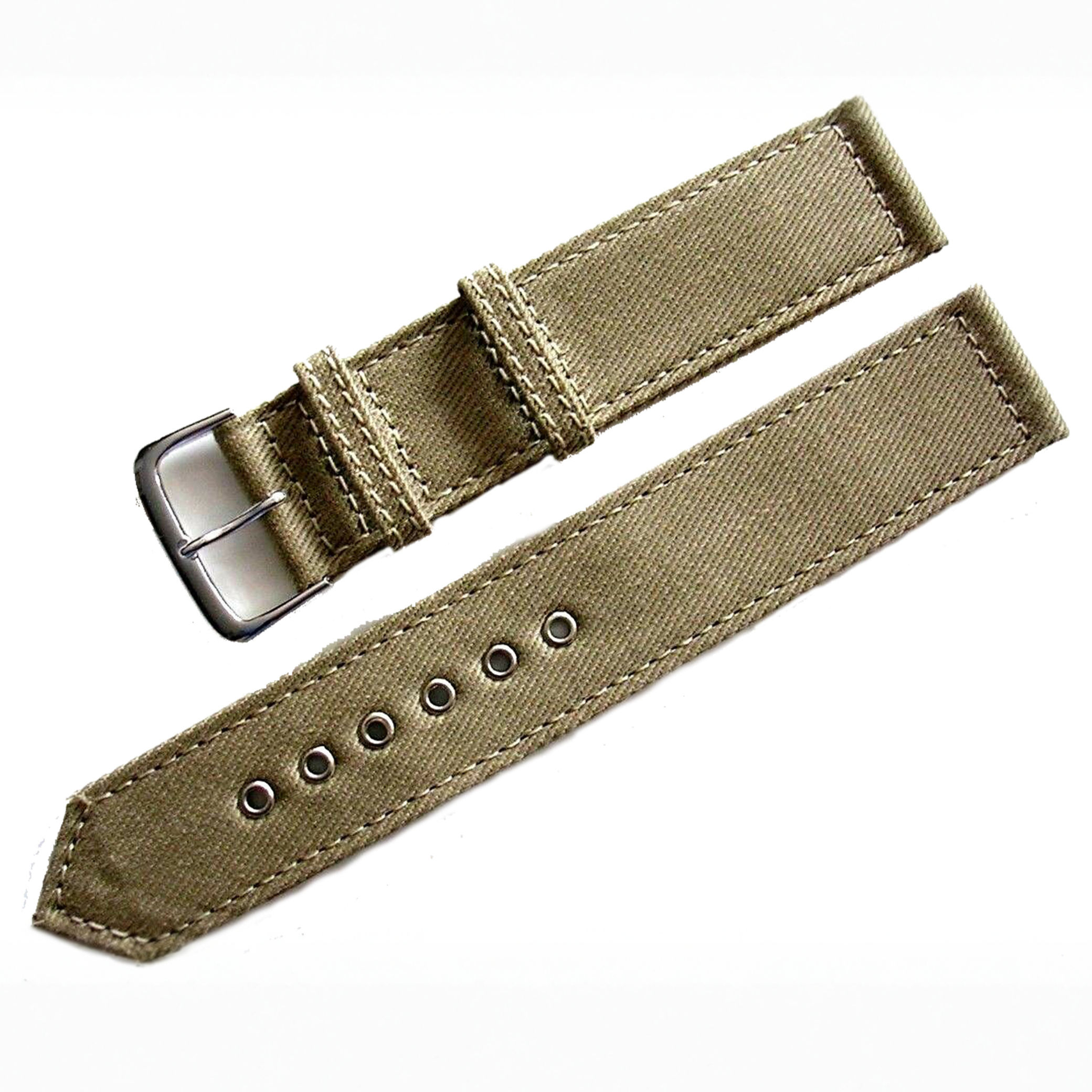 NATO® Two Piece WWII Canvas SS Eyelets - Khaki Tan