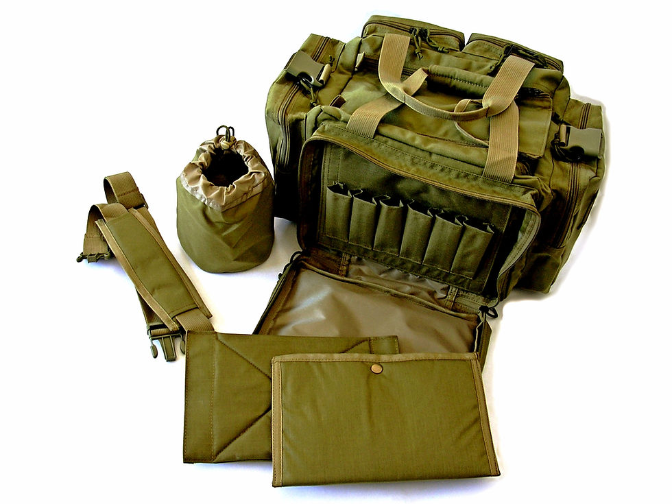 Thumbnail: NATO® Tactical Gun Range Bag - Khaki Green 20"