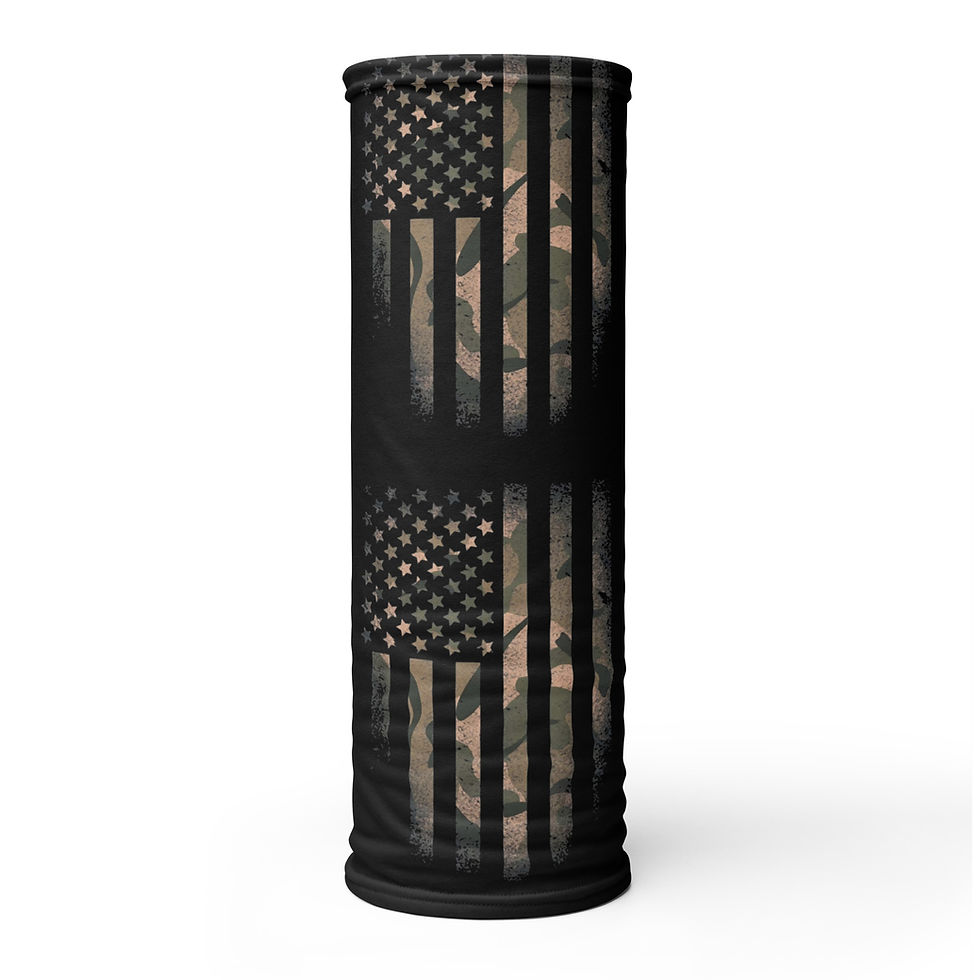 Thumbnail: NATO® Face Covering Camo American Flag Neck Gaiter – Tactical Face & Neck Cover
