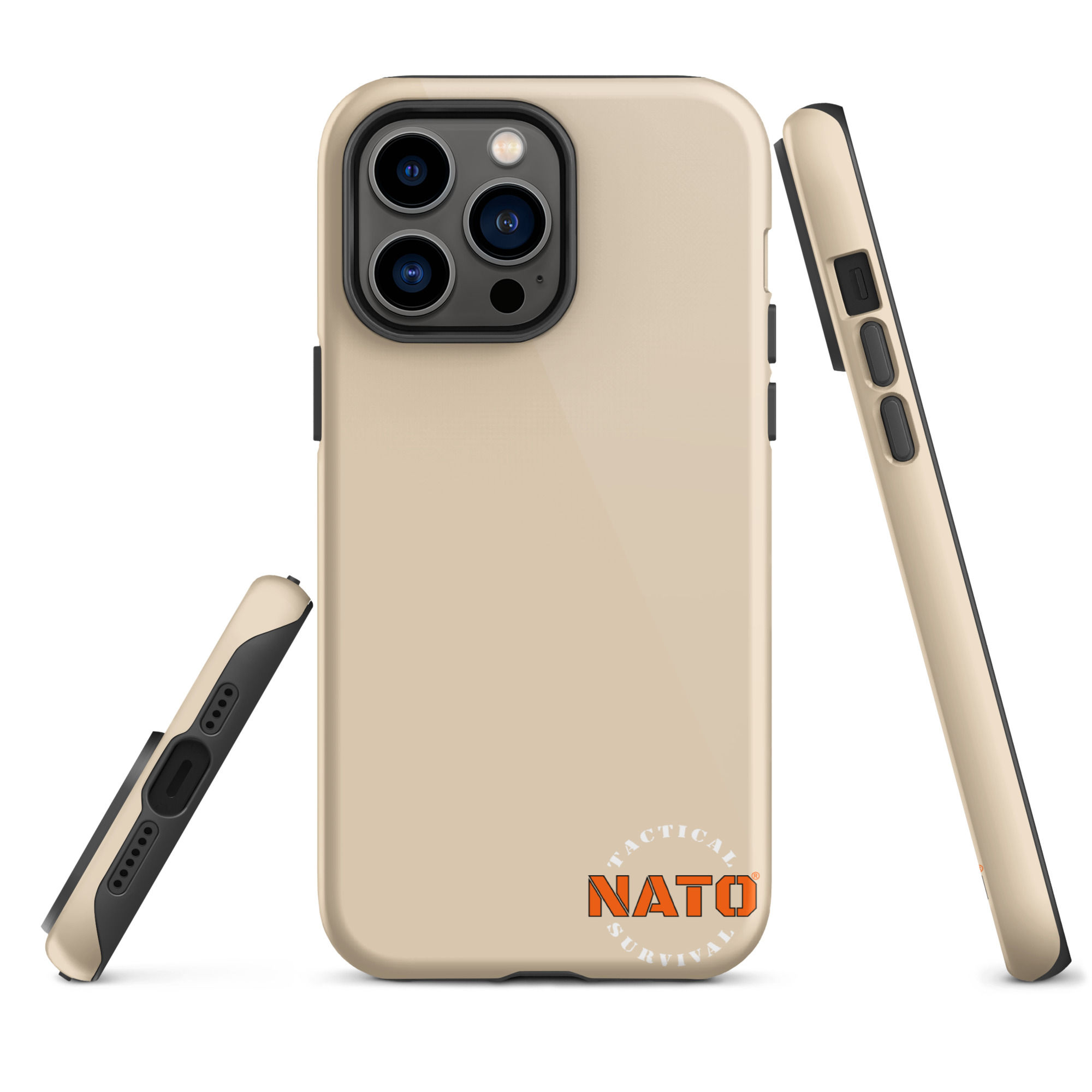 NATO® Protective iPhone® Khaki Tan Case