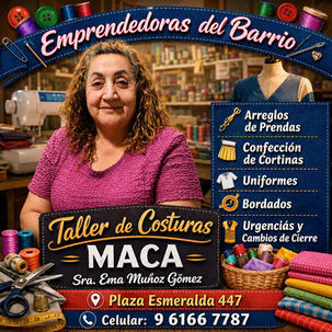 ✂️ Ema Muñoz Gómez – Costurera del Barrio Prat