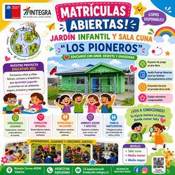 🌟 JARDÍN INFANTIL Y SALA CUNA “LOS PIONEROS” - ¡ CUPOS DISPONIBLES!