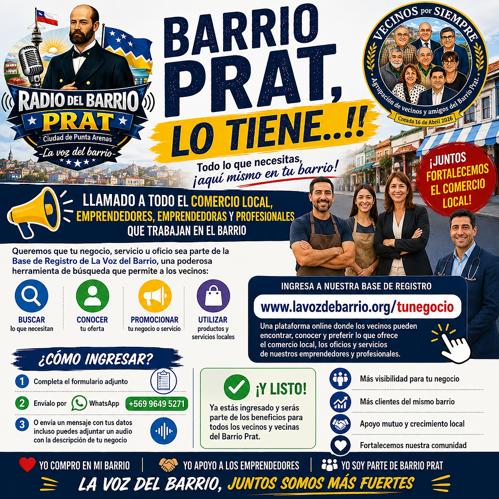 ¡¡¡ BARRIO PRAT, lo Tiene !!!