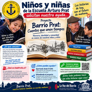 Niños y Niñas de la Escuela Arturo Prat, solicitan nuestra ayuda.