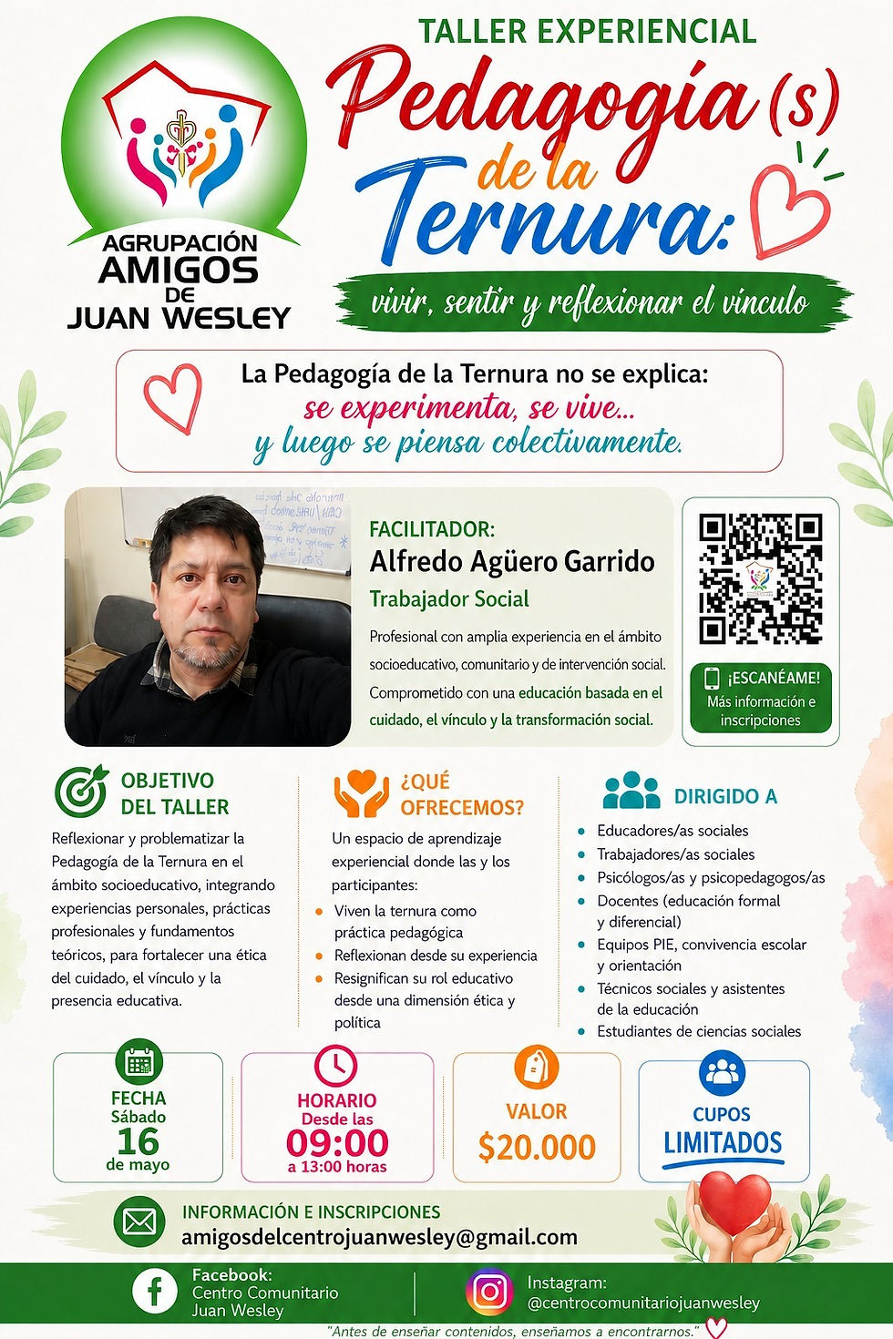 Invitación a participar: Inscripción Abierta | Taller Experiencial