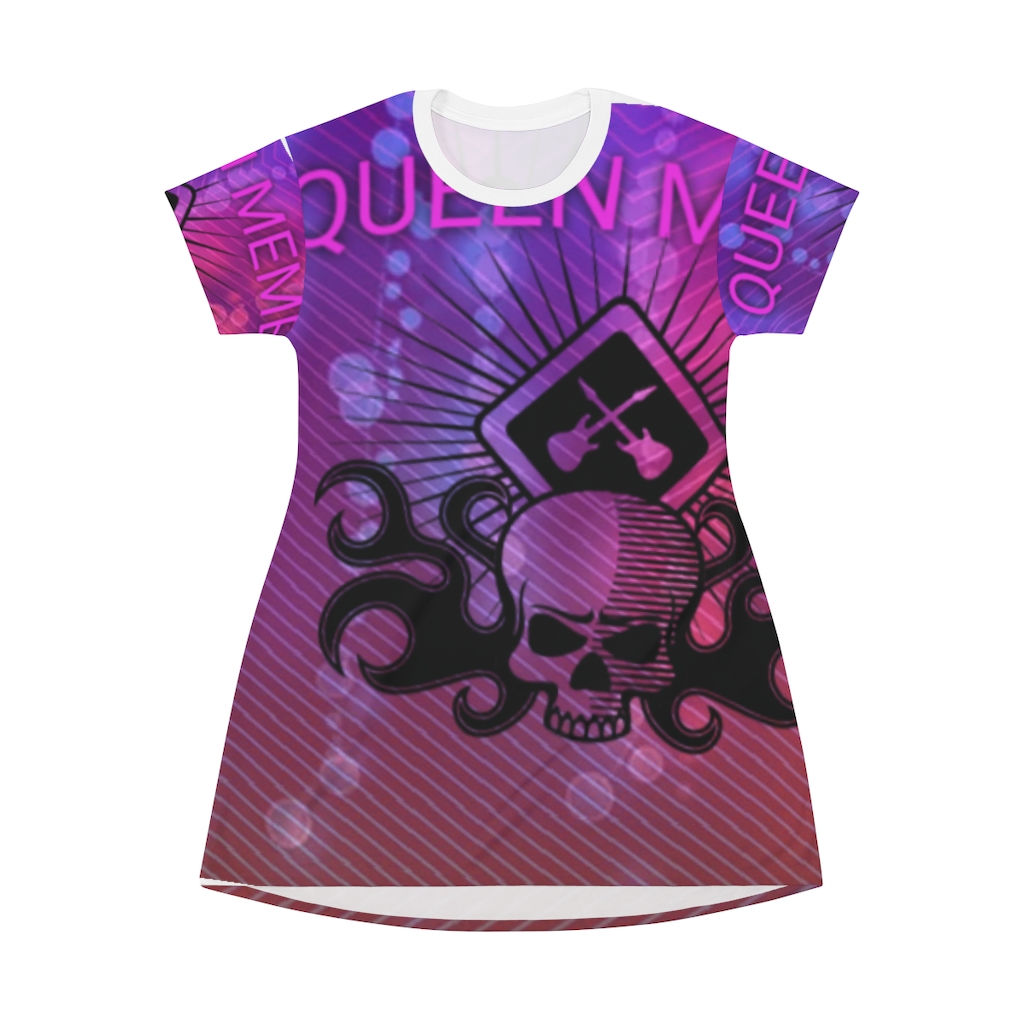 All Over Print T-Shirt Dress