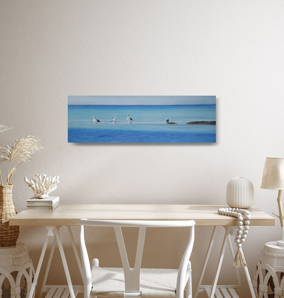 Thumbnail: 'Pelicans at the Pond' waikiki beach