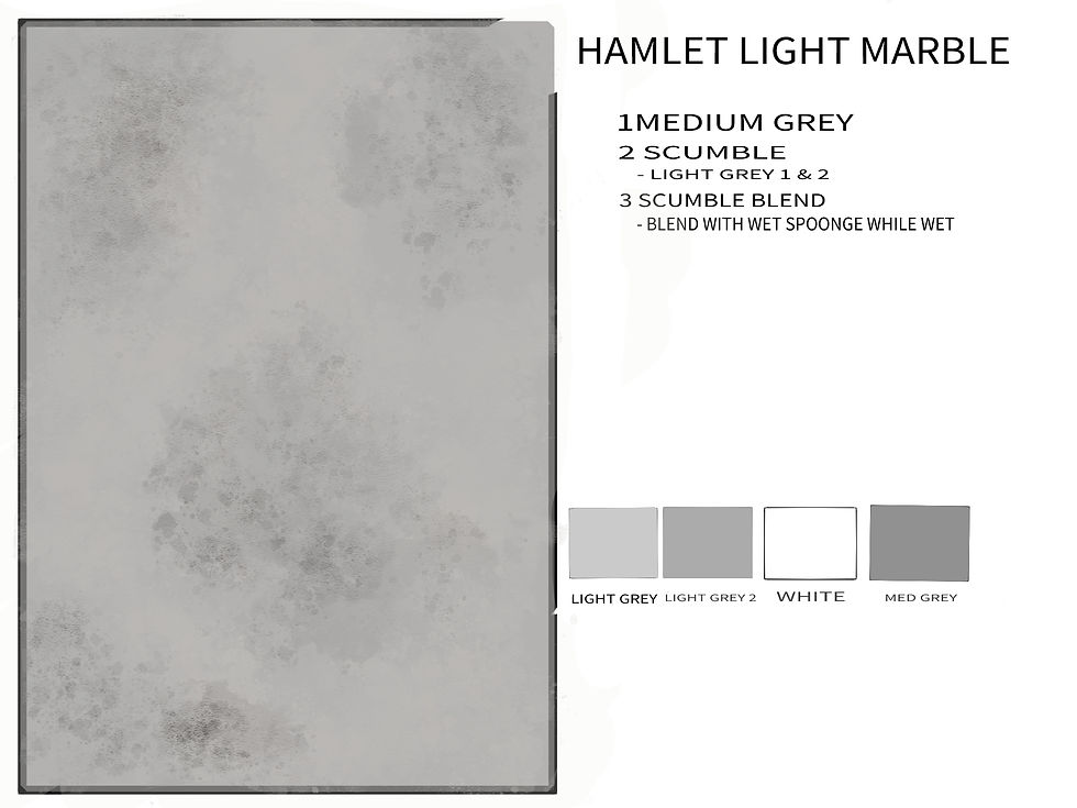 HAMLET LIGHT MARBLE BLEND SCUMBLE