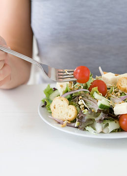 Eating Salad