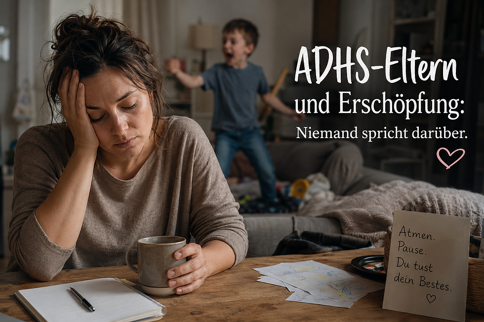 ADHS-Eltern und Erschöpfung: Warum so viele Familien still leiden