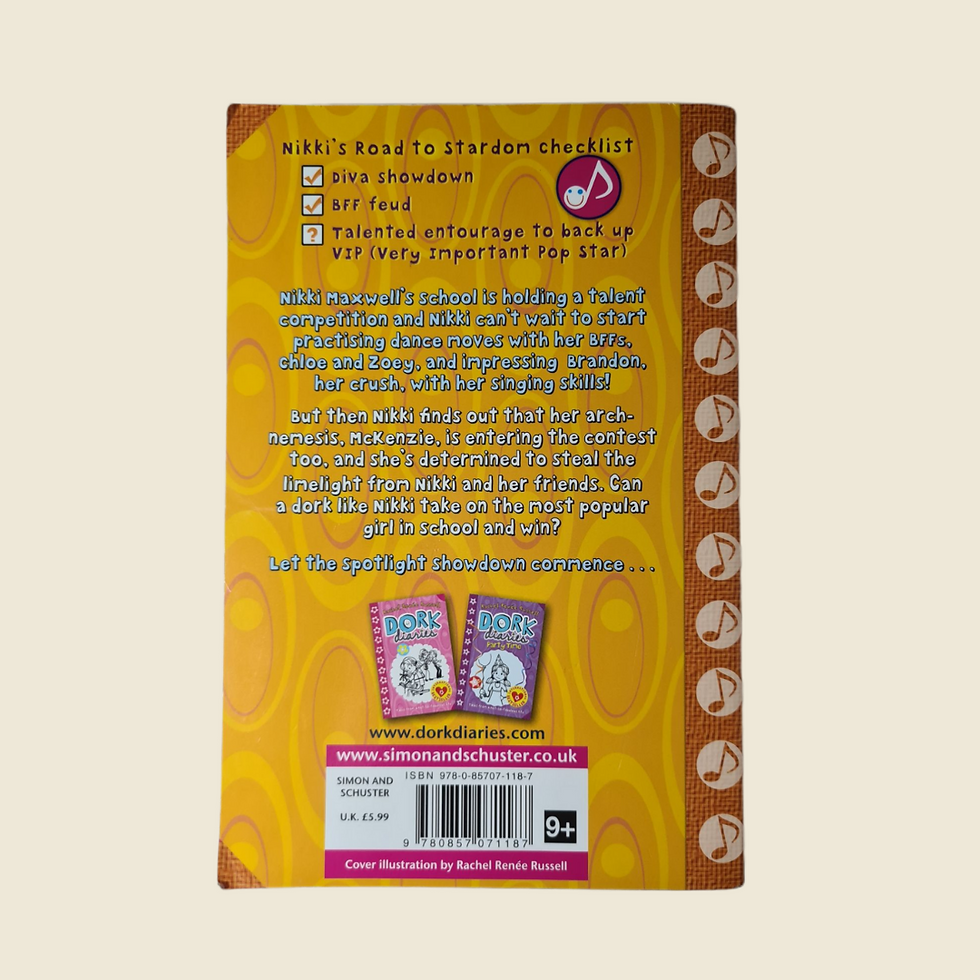 Thumbnail: Dork Diaries Pop Star by "Rachel Renee Russell"