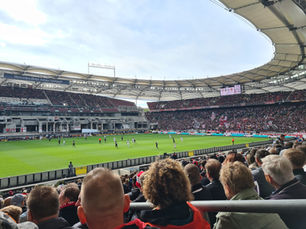 VfB Stuttgart game at Porsche Arena