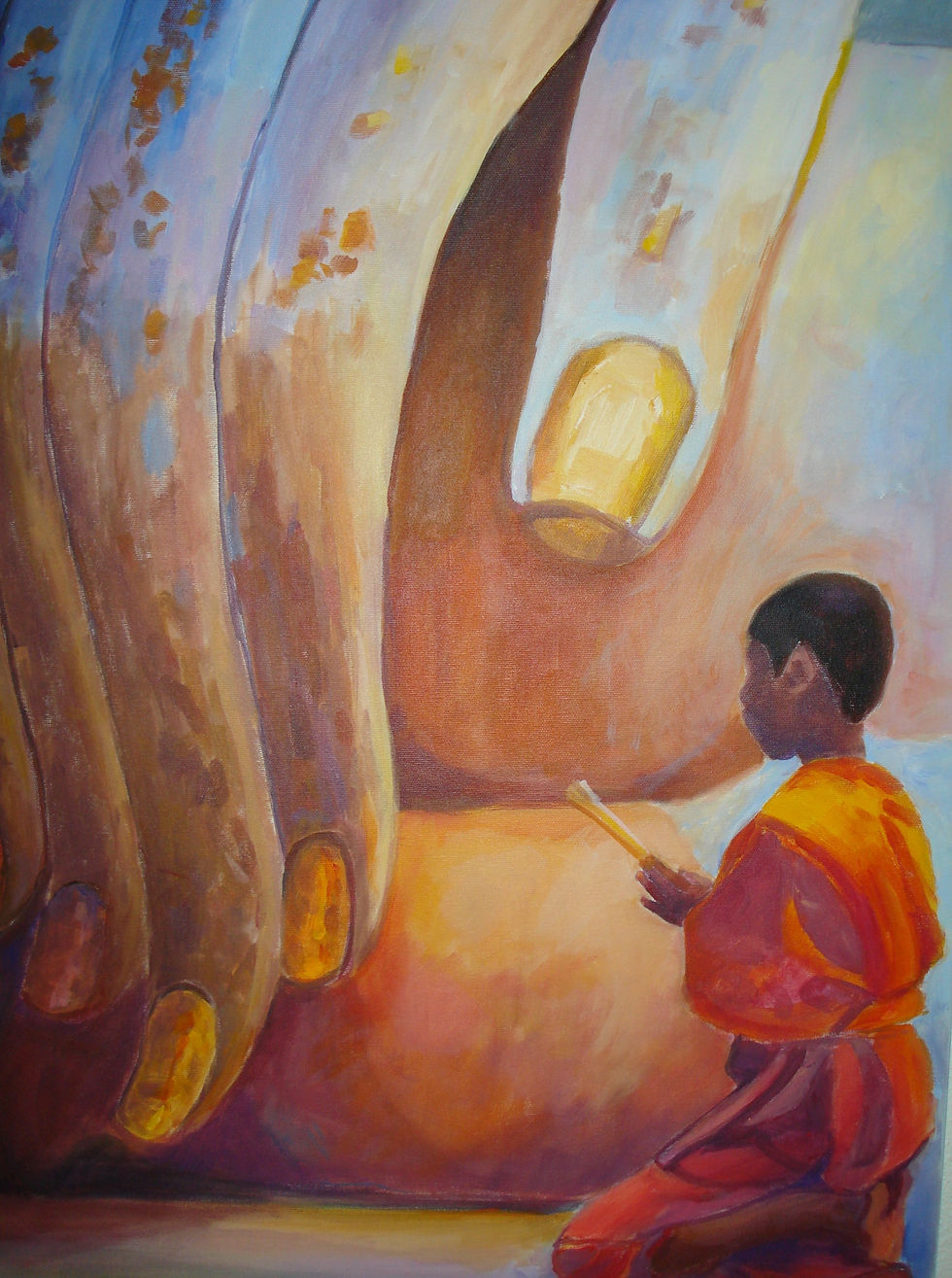 The Hand of Buddha 54 x 81