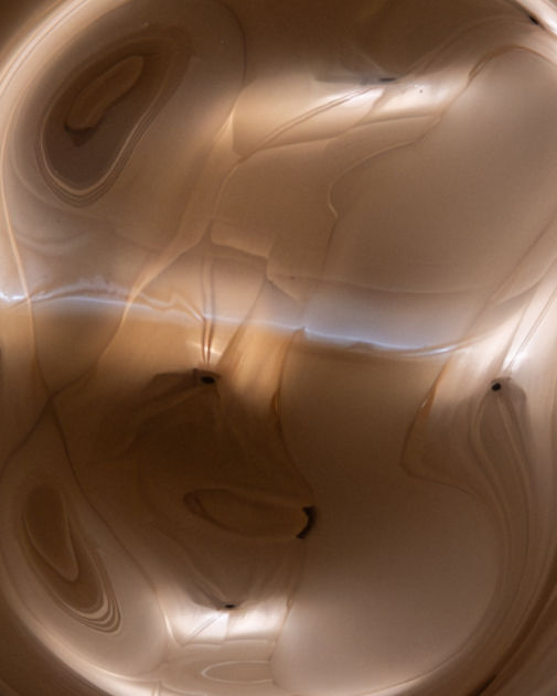 Thumbnail: No. 147 | CONTEMPORARY MIRROR SCULPTURE | SMOKE TOPAZ | L Ø 33x35cm