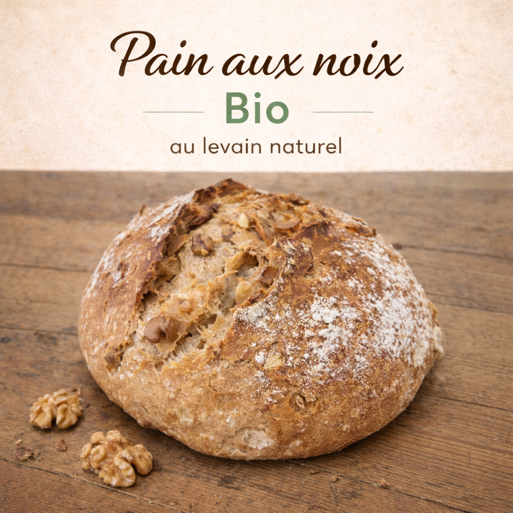 Pain aux noix bio - 800g