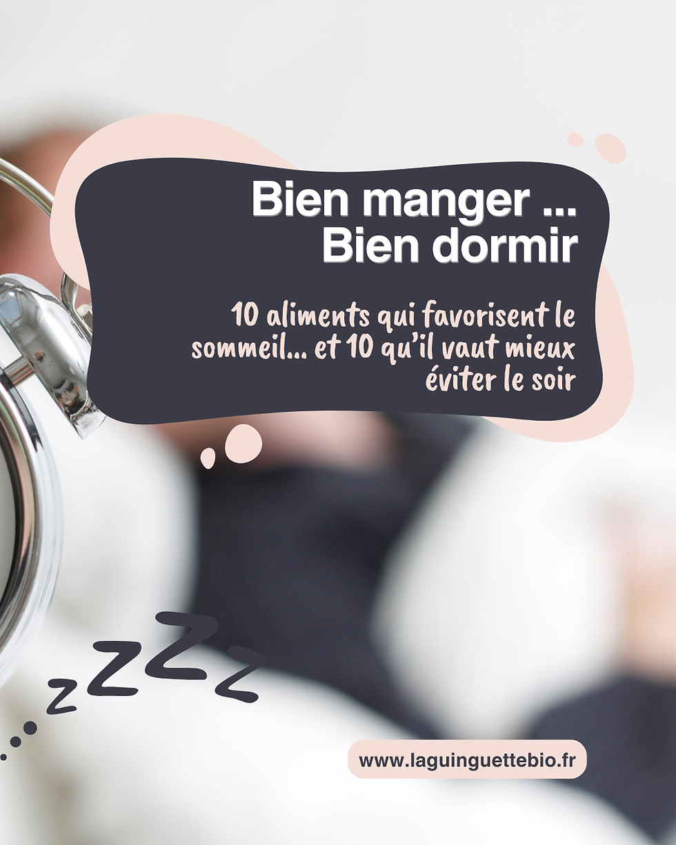 Aliments favorisant le sommeil : banane, amandes, flocons d’avoine et tisane
