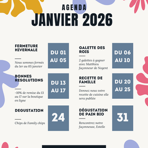 L'Agenda de Janvier 2026