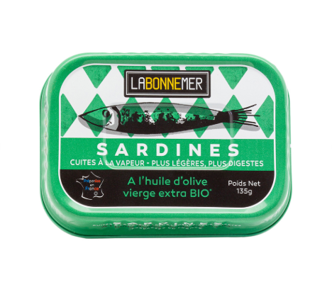Sardines à l'huile d'olive vierge extra