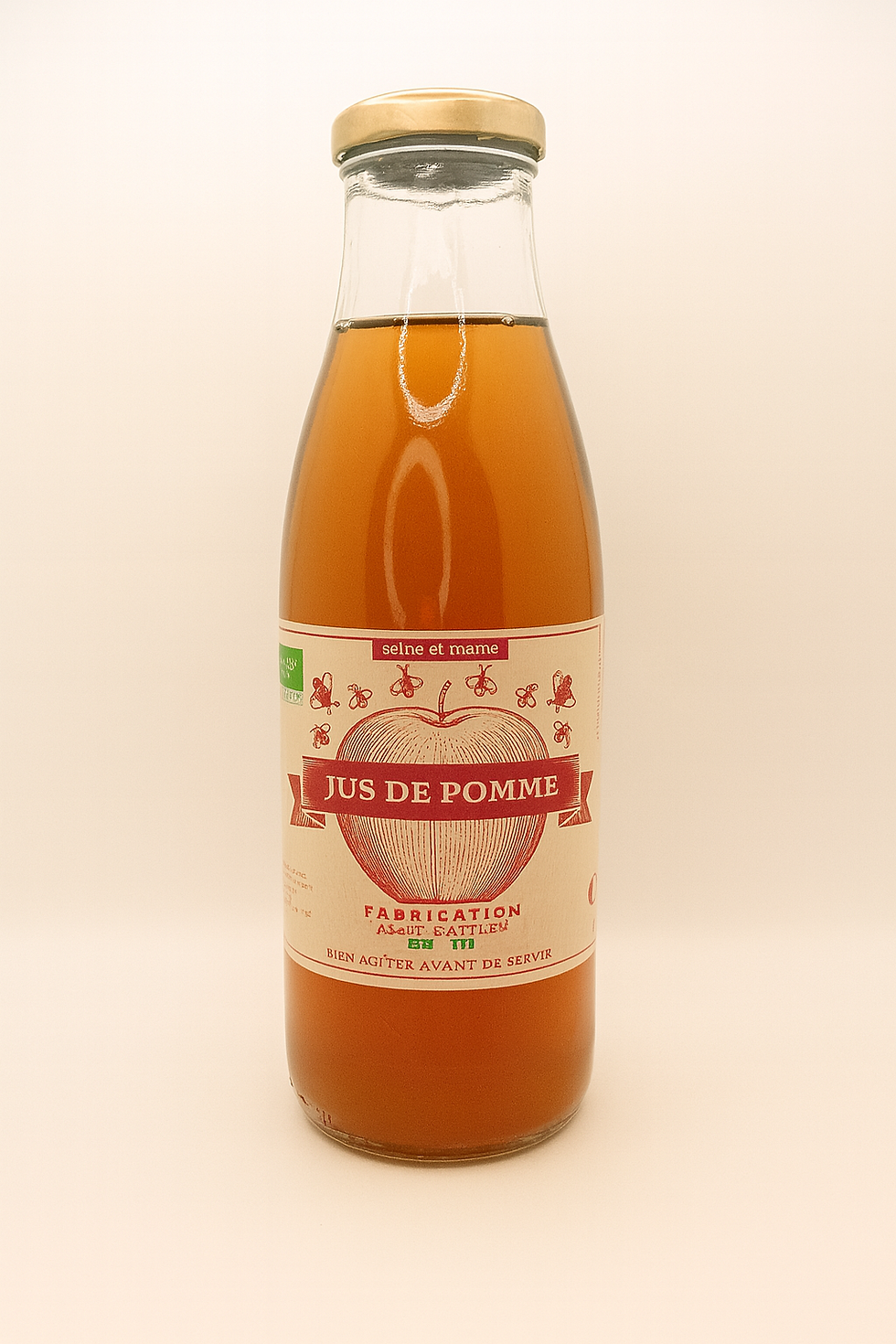 Jus de pomme bio - 75cl