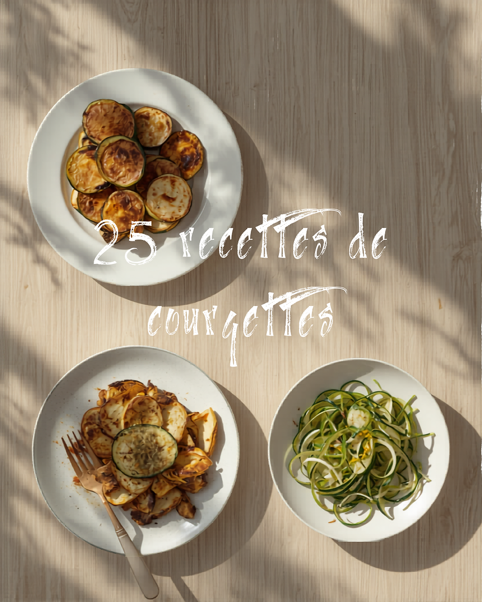 25 recettes de courgettes