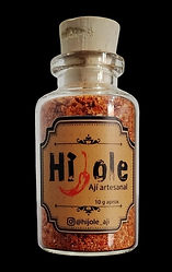 Frasco de ají artesanal Hijole con corcho