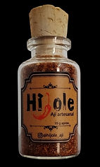 Frasco de ají artesanal Híjole con tapa de corcho