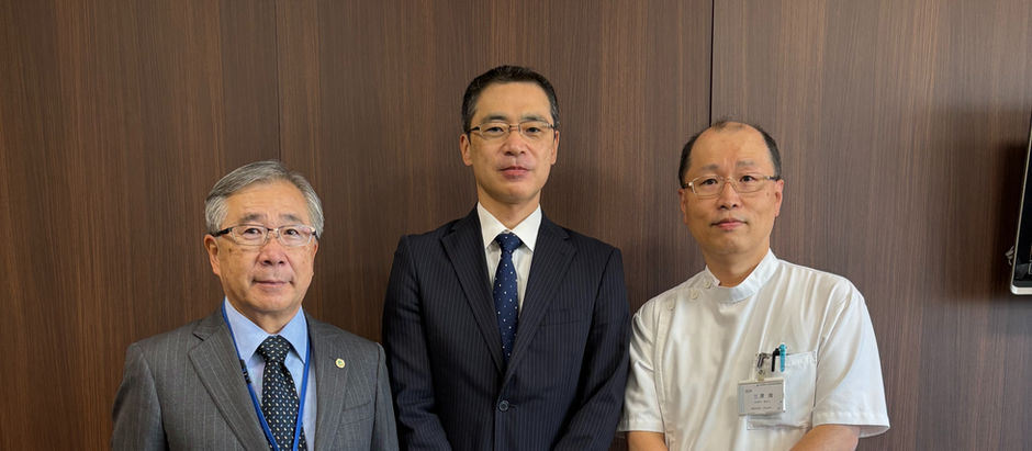 渡邉裕司学長にご挨拶