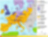 carte de la chrétienté en Europe au XVIe siècle