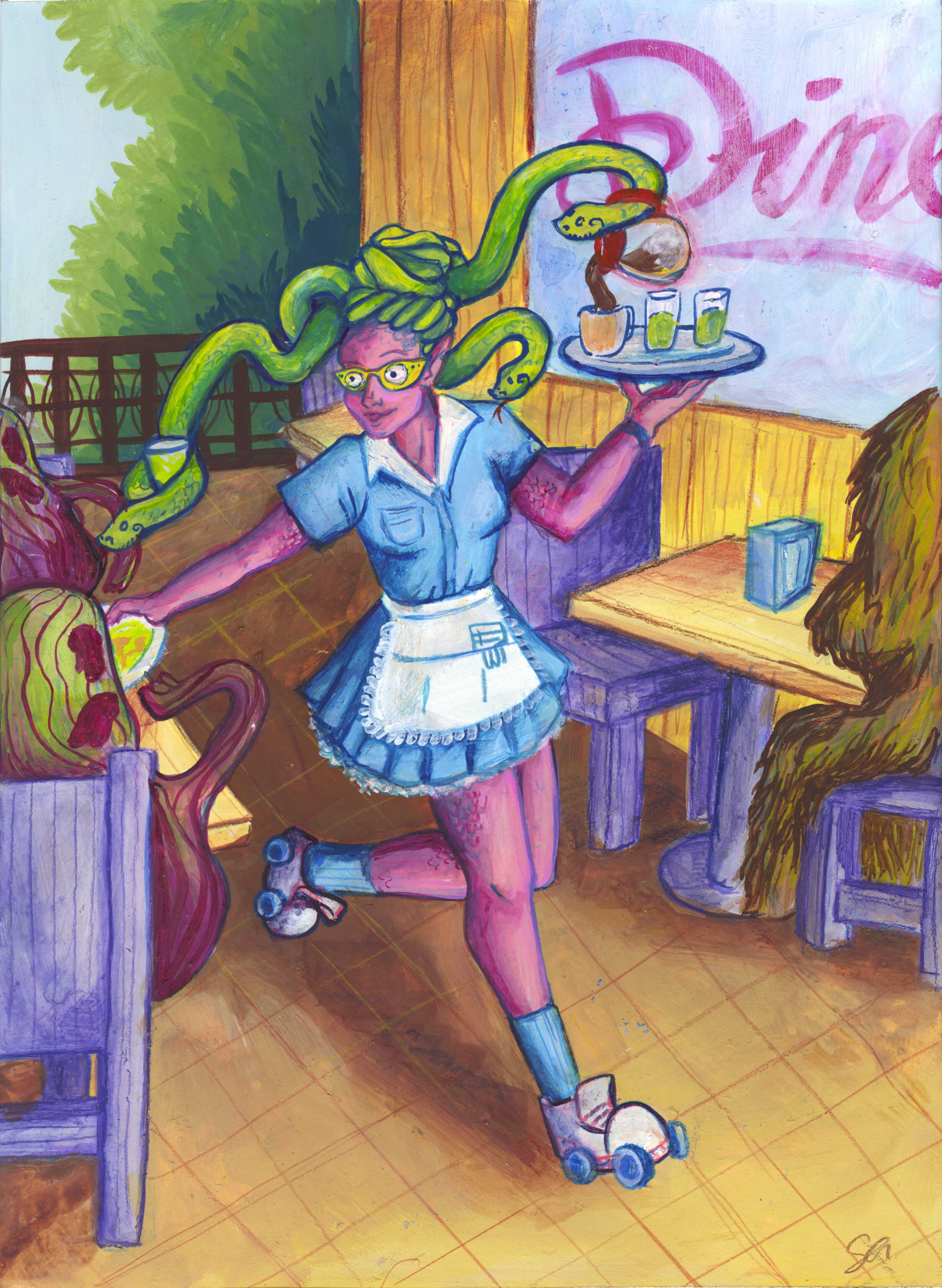 Stella at the Diner
