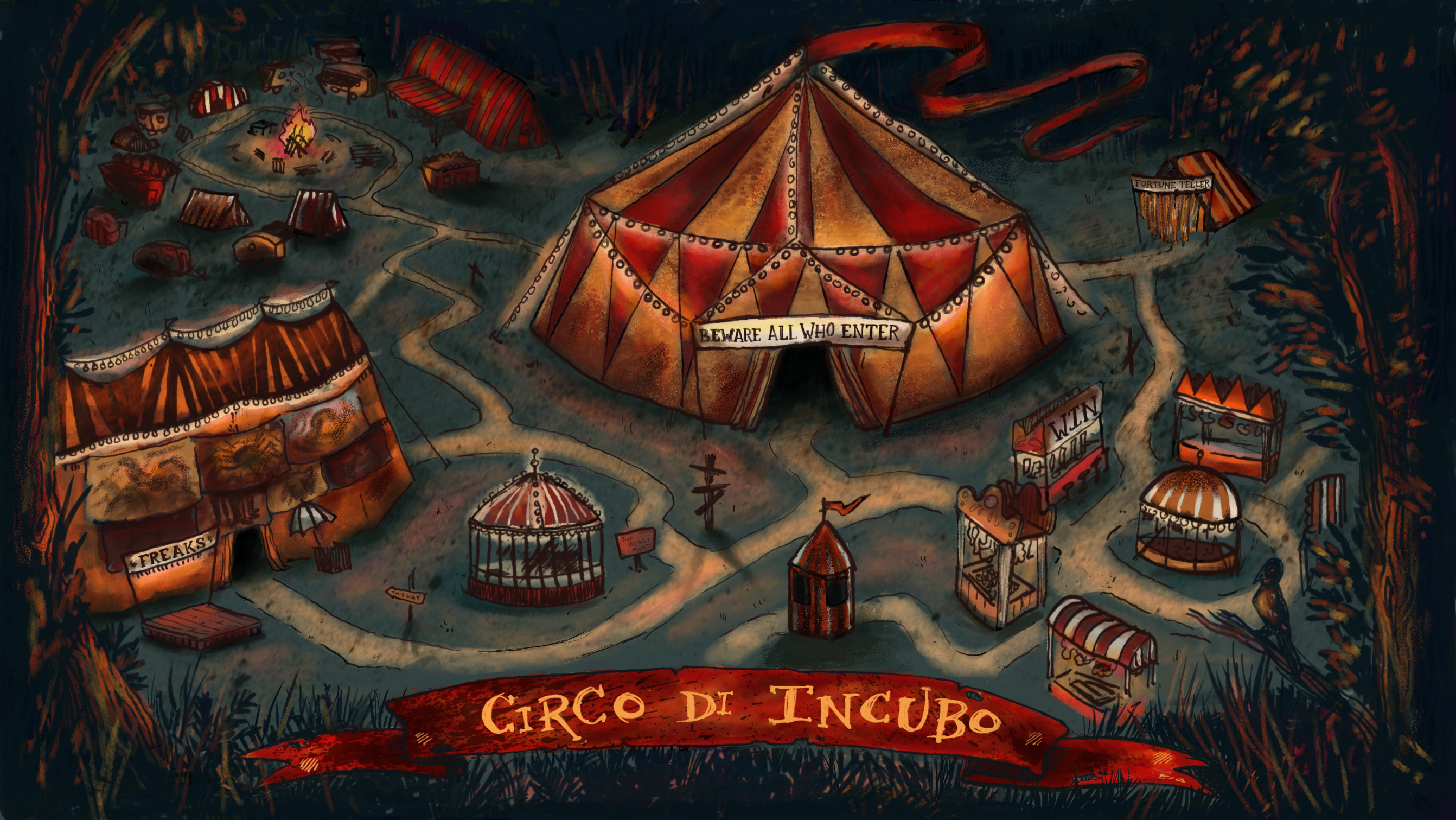 Circo di Incubo Map