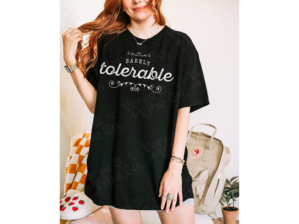Thumbnail: Jane Austen | Pride And Prejudice | Barely Tolerable T-Shirt