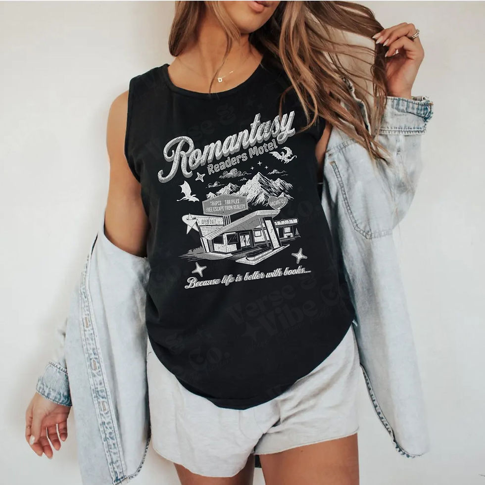 Thumbnail: Romantasy Readers Motel Tank Top