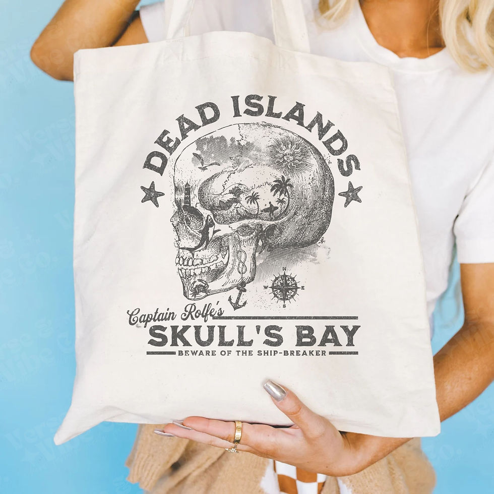 Thumbnail: Throne Of Glass | Skull's Bay Tote Bag