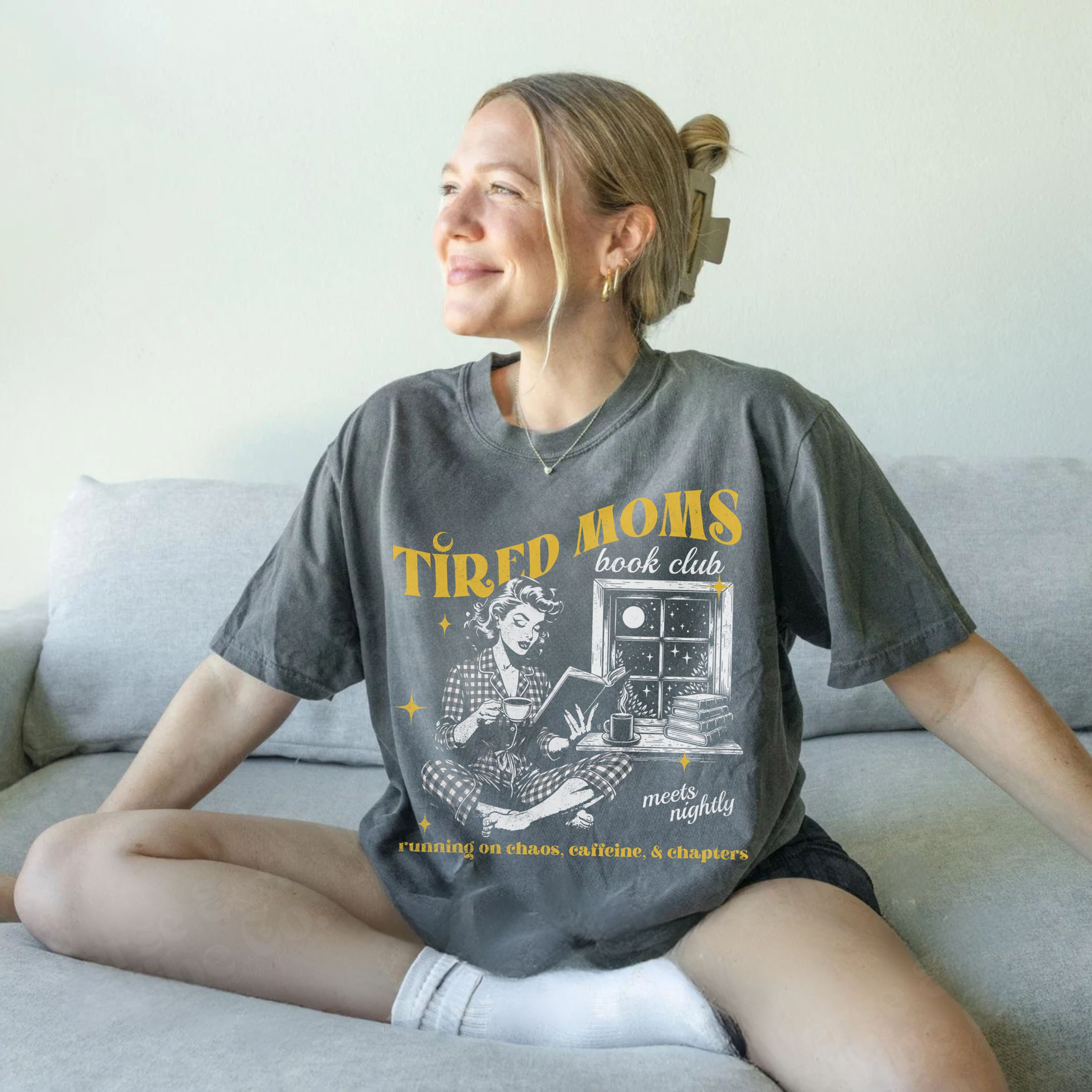 Tired Moms Book Club T-Shirt
