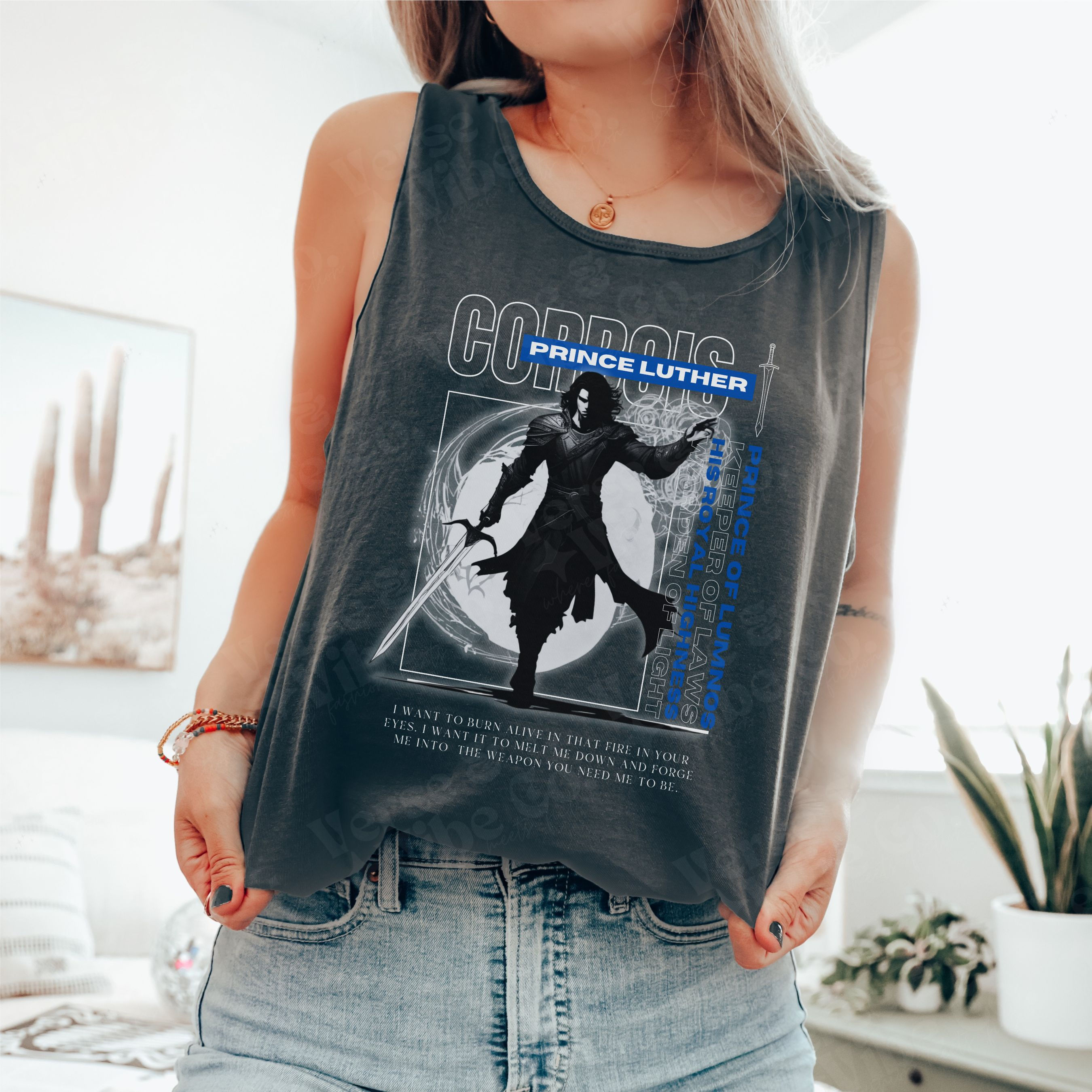 Spark Of The Everflame | Luther Corbois Tank Top