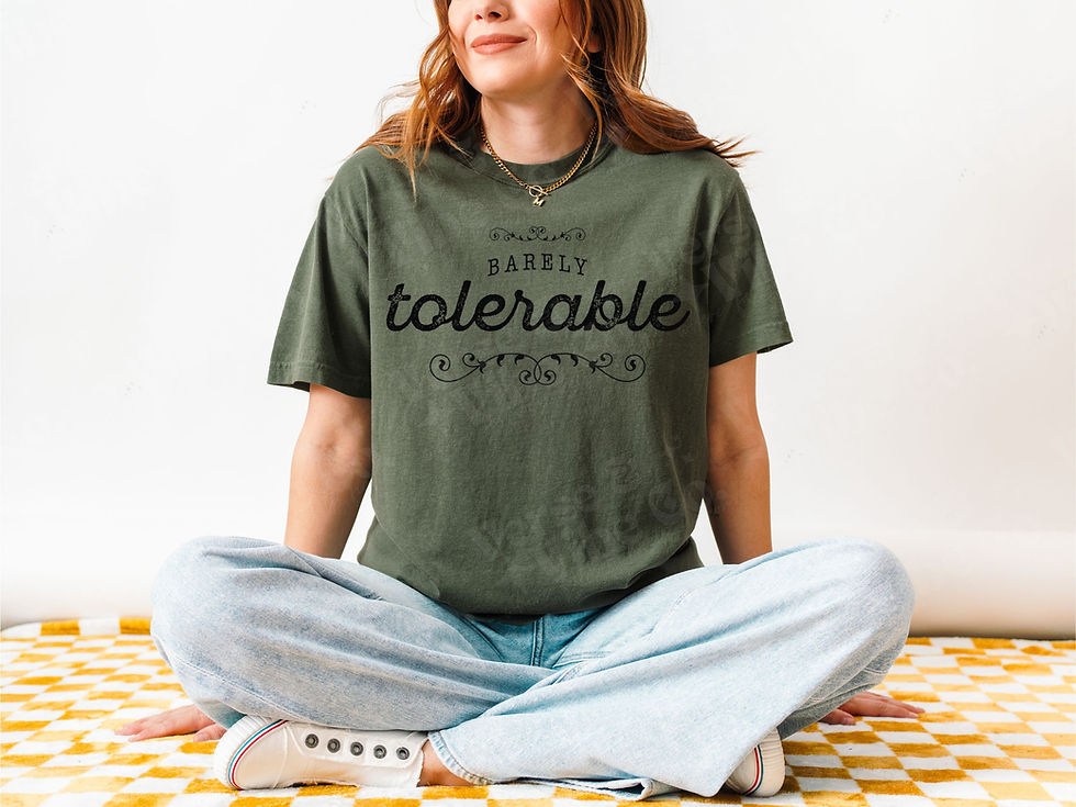 Thumbnail: Jane Austen | Pride And Prejudice | Barely Tolerable T-Shirt
