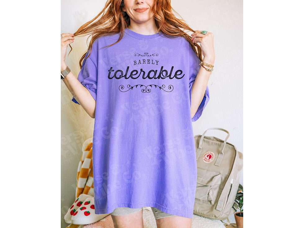 Thumbnail: Jane Austen | Pride And Prejudice | Barely Tolerable T-Shirt