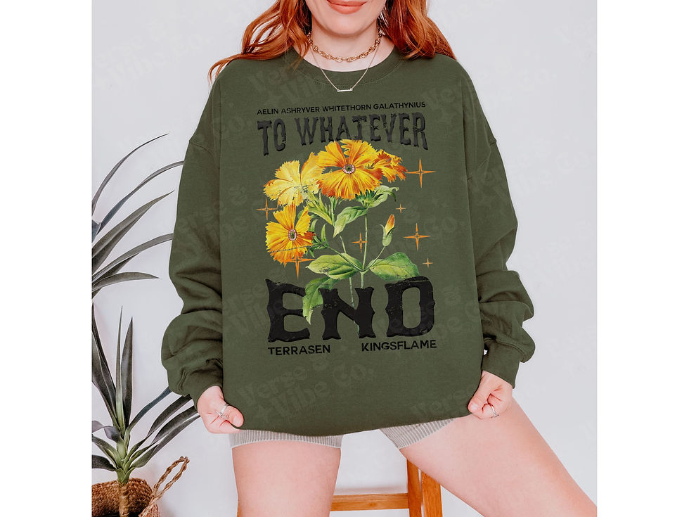 Thumbnail: To Whatever End | Throne Of Glass Sweatshirt