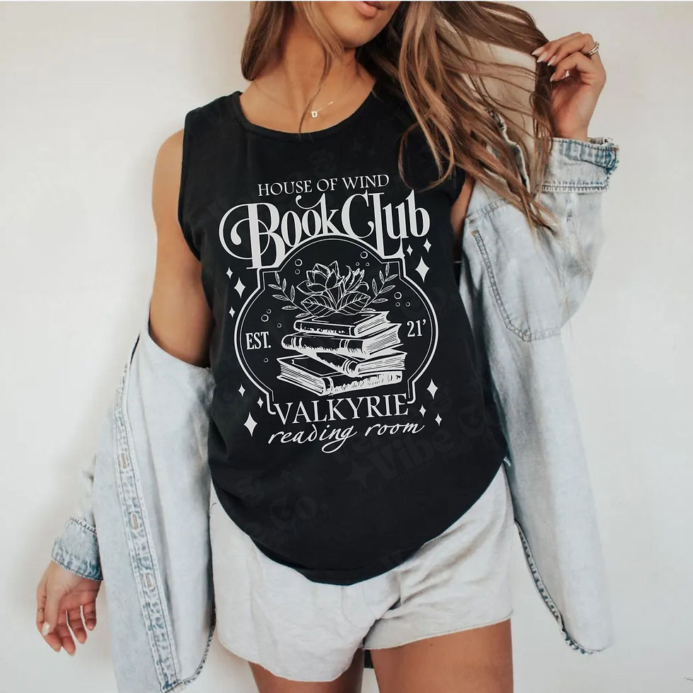 Thumbnail: Valkyrie Reading Room Tank Top – ACOTAR-Inspired House of Wind Book Club
