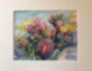 A Splendid Riot watercolor matted Lindy