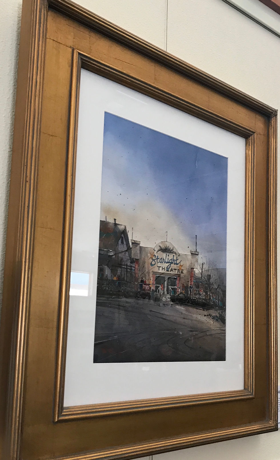 Thumbnail: starlight theatre framed watercolor