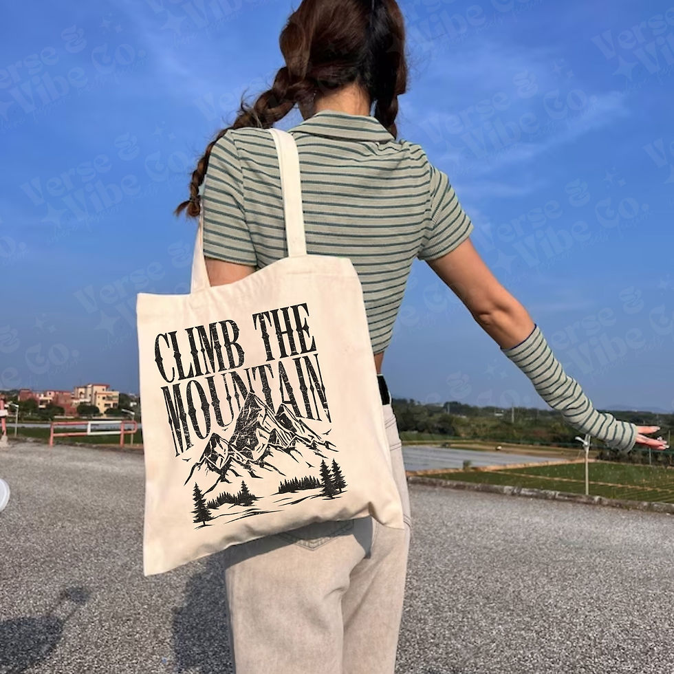 Thumbnail: Climb The Mountain Nesta Archeron Tote Bag