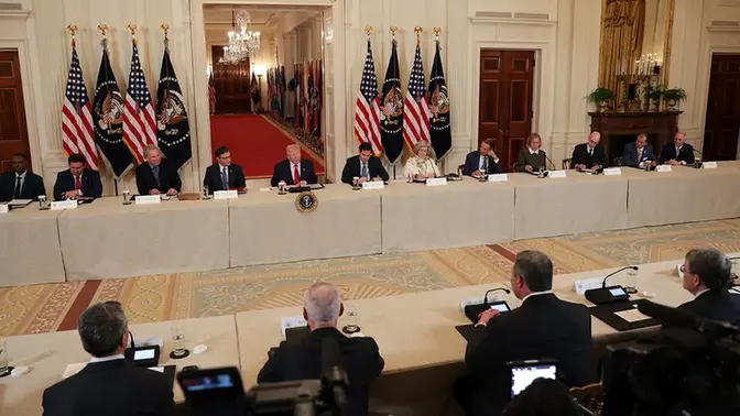 President Trump Hosts College Sports Roundtable Aimed at Reshaping College Athletics
